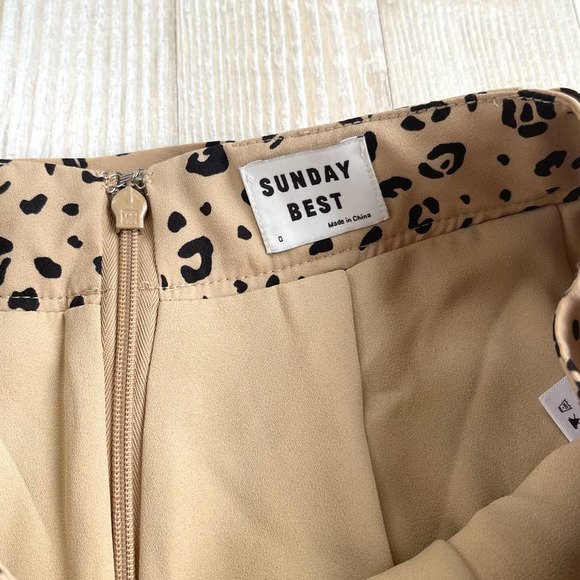 Sunday Best High Waist Cheetah Print Shorts Size 0 - Picture 2 of 8